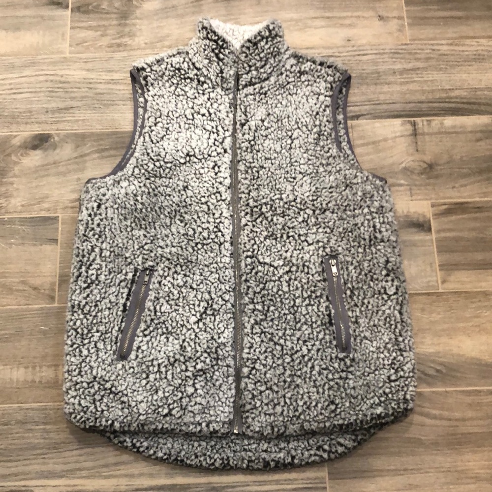 Blue Rain fleece vest